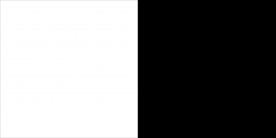 biały połysk + czarne szkło